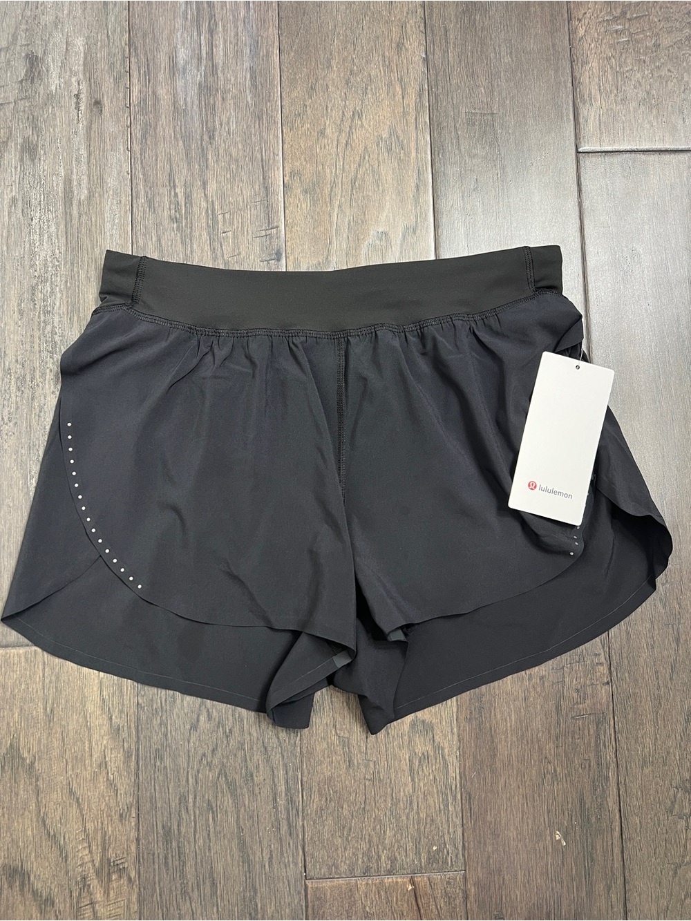 Lululemon NWT Fast and Free High-Rise Classic-Fit Split Short 3" Black